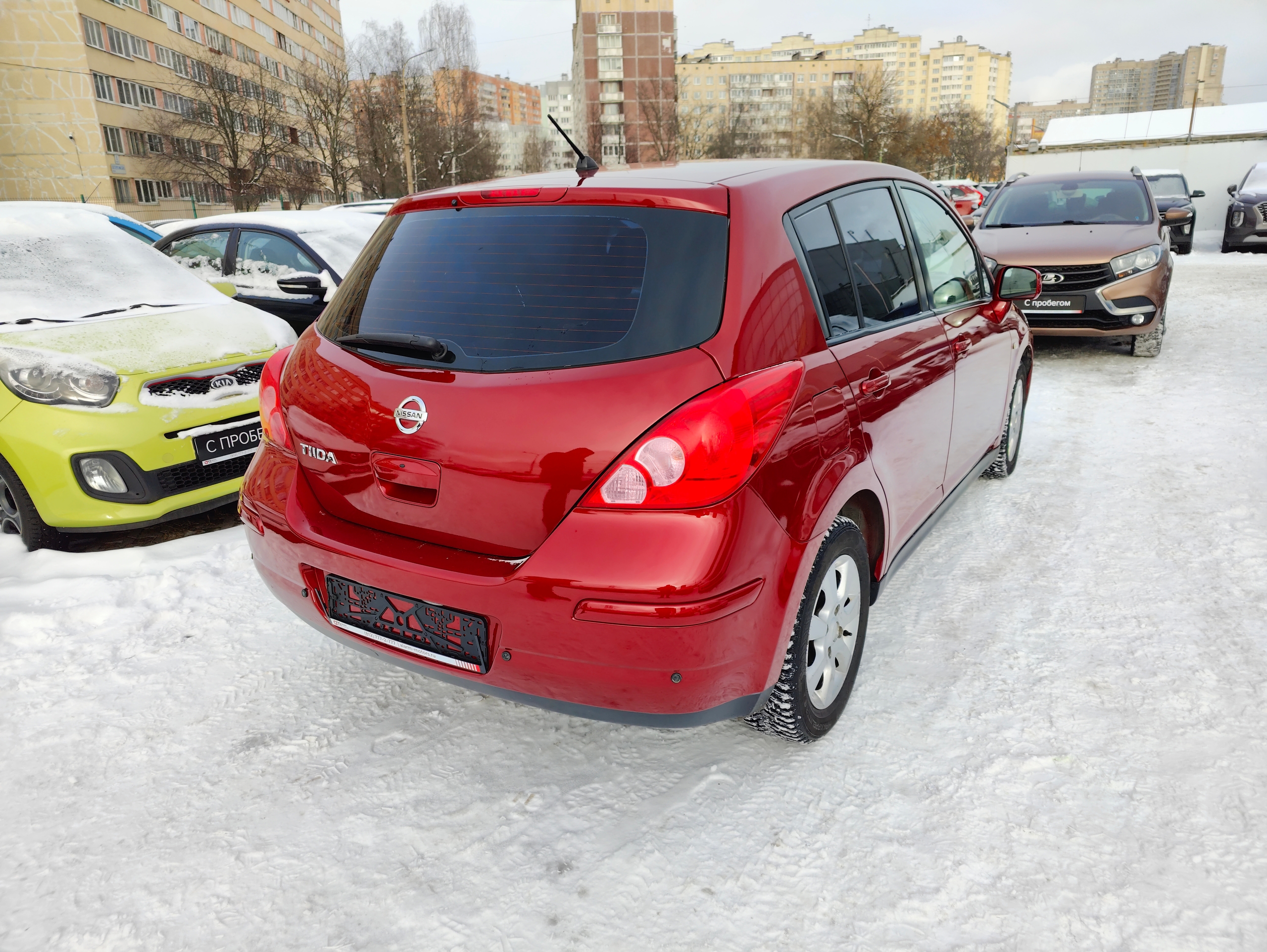 Осмотр Nissan Tiida 2008 г.в. 157.000 км.